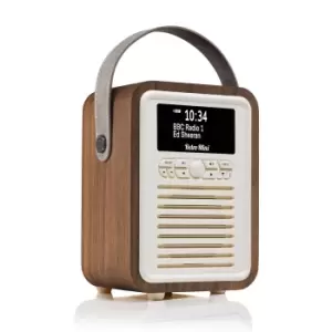 Image of VQ Retro Mini DAB Radio - Walnut