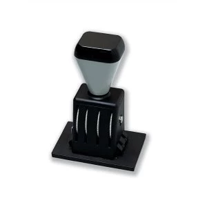 Image of 5 Star Office Date and Message Stamp Custom 67x47mm 5 Lines