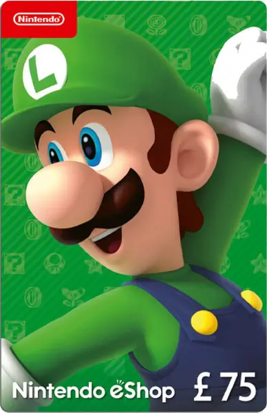 Image of Nintendo E Shop Gift Card £75 Nintendo Switch Game