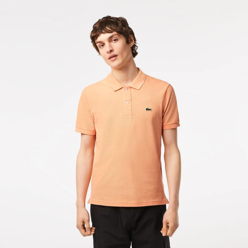 Image of Lacoste Short Sleeve Logo Polo Shirt Ledge male XS