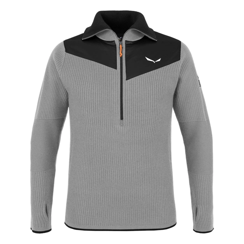 Image of Salewa Mens Sella Short-Sleeve Performance T-Shirt Heather male Small