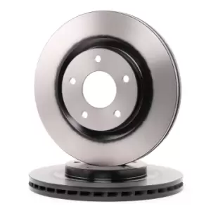 Image of TRW Brake disc PEUGEOT,CITROEN,MITSUBISHI DF4932 5105514AA,1607500580,1610623080 Brake rotor,Brake discs,Brake rotors 5105514AA,5105514AA,4615A178