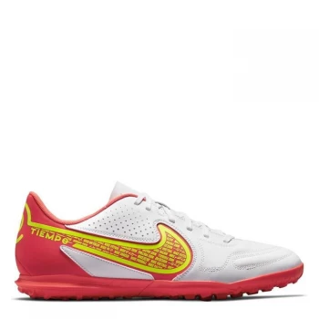 Image of Nike Tiempo Legend Club Astro Turf Trainers - White/Volt