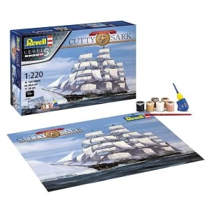 Image of Cutty Sark 150th Anniversary 1:220 Scale Revell Model Kit