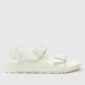 Image of BIRKENSTOCK White Milano Eva Toddler Sandals