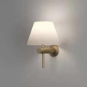 Image of Roma Bathroom Wall Light Matt Gold IP44, G9