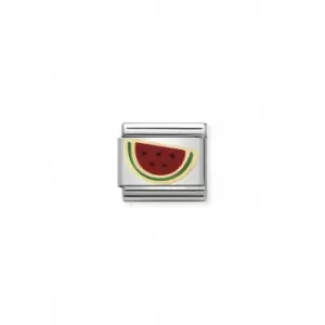 Image of Composable Classic Fruits Enamel Gold Water Melon Link 030215/14