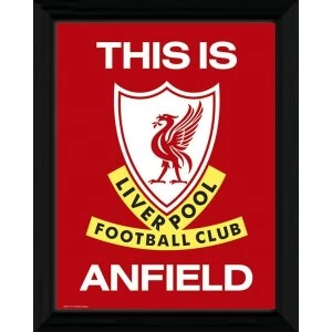 Image of Liverpool This Is Anfield Framed 16x12 Photographic Print