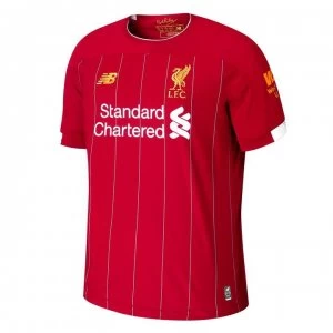 Image of New Balance Liverpool Home Shirt 2019 2020 Junior - Red Pepper