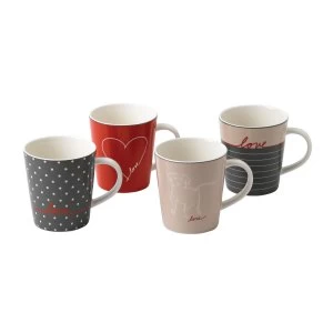 Image of Royal Doulton Ellen DeGeneres Signature Mugs Set of 4