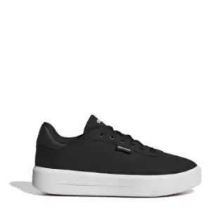 Image of adidas Platform CLN Womens Trainers - Black