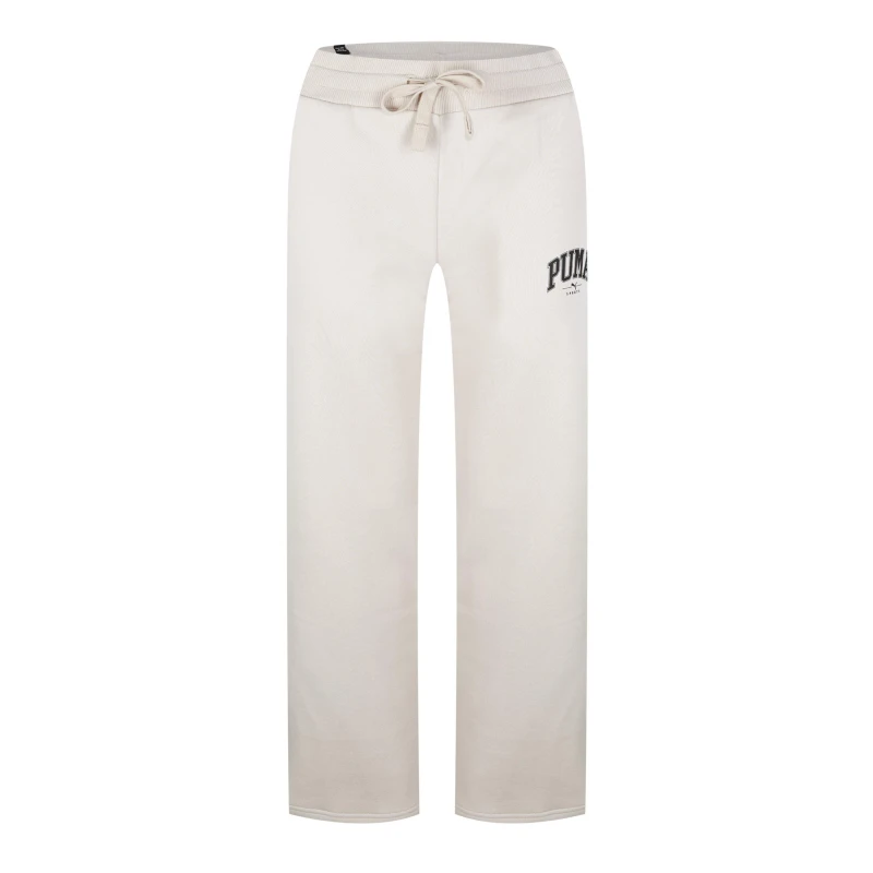 Image of Puma Squad Wide Leg Pants Fl Joggers Womens - White White 8
