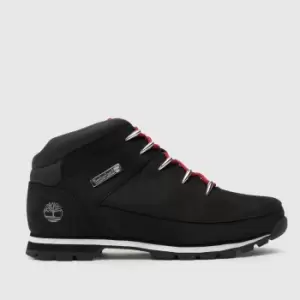Image of Timberland Black & Red Timb Euro Sprint Polar Boot Boots