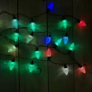 Image of Snowtime Indoor Outdoor Colour Changing 40 LED crystal Pine Cone Lights