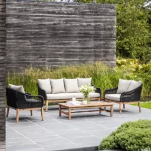 Image of Garden Trading Luccombe Sofa Set Black
