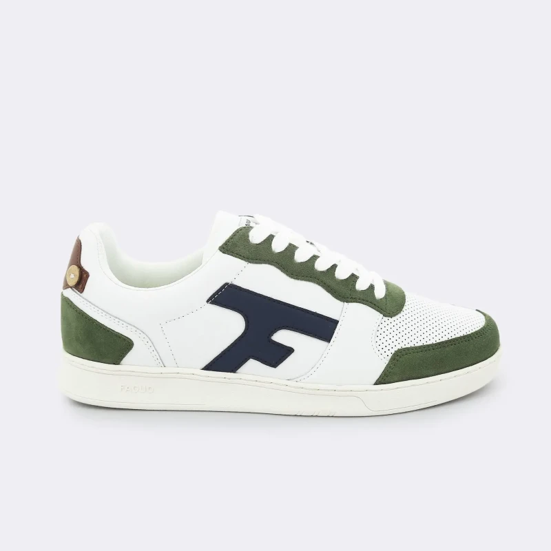Image of Faguo Trainers Faguo hazel leather suede Blanc Unisex 43