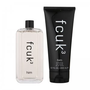 Image of FCUK3 Him Gift Set 100ml