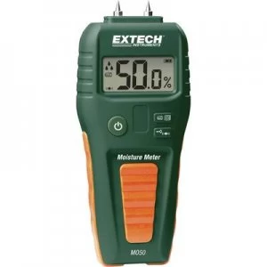 Image of Extech MO50 Moisture meter Building moisture reading range 1.5 up to 33 vol% Wood moisture reading range 5 up to 50 vol%