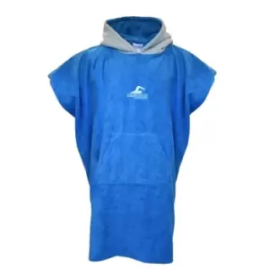 Image of SwimTech Microfiber Poncho Blue/Grey Adult