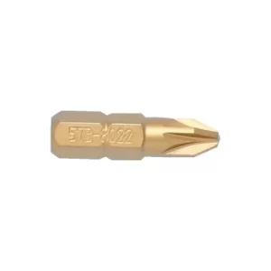Image of NO.3 P/Driv Tin Coated S/Driver Bit 1/4" Hex Std