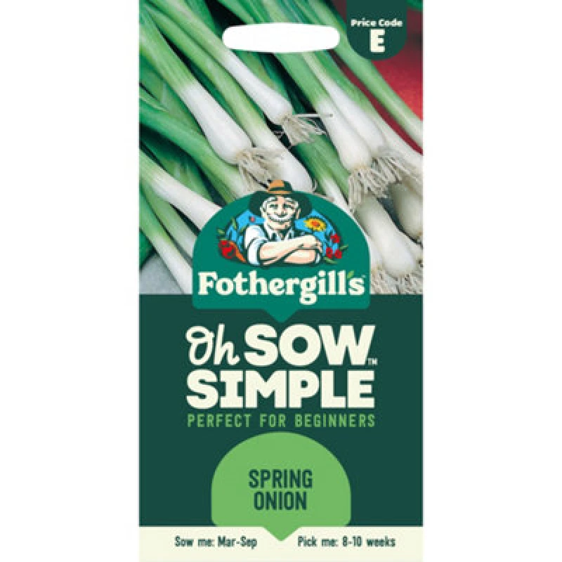 Image of Mr Fothergills Oh Sow Simple Spring Onion Vegetable Seeds