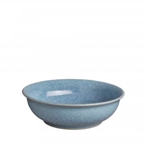 Image of Denby Elements Blue Small Shallow Bowl