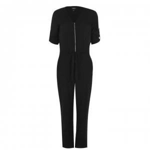 Image of DKNY Zip Jumpsuit - BLACK BLK