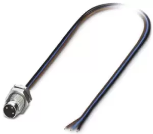Image of Phoenix Contact Sacc-Dsi-M 8Ms-3Con-M 8/0,5 Sensor Cord, 3P, M8 Plug-Free End, 0.5M
