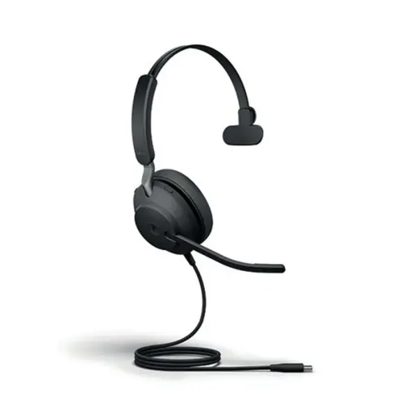 Image of Jabra Evolve2 40 SE Monaural Wired Headset USB-C MS Teams Certified 24189-899-899