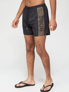 Image of Hugo Boss Icefish Swim Shorts Black Size L Men