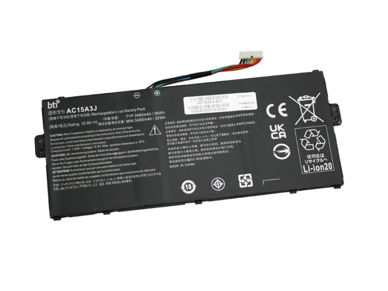 Image of BTI KT.00305.004 compatible 37Wh 3-cell battery for ACER CHROMEBOOK R1