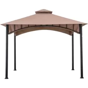 Image of Fabric Pavillion LAURO in Brown - 340cm x 340cm