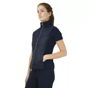 Image of Hy Womens/Ladies Exquisite Stirrup and Bit Collection Gilet (S) (Navy)