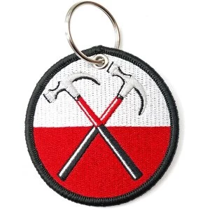 Image of Pink Floyd - The Wall Hammers Circle Keychain