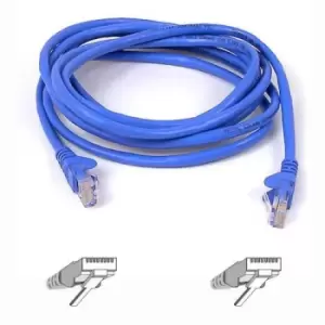 Image of Belkin RJ45 CAT-6 Snagless STP Patch Cable 2m blue networking cable