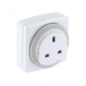 Image of TimeGuard 24 Hour Compact 3-Pin BS 1363 Plug-in Segment Time Controller - TG24