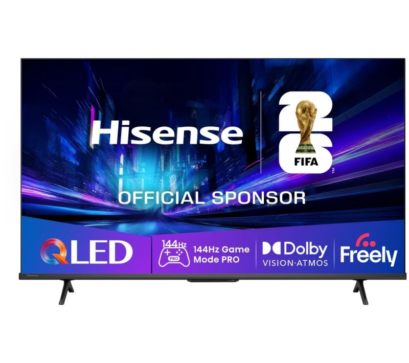 Image of HISENSE E7Q PRO QLED 4K HDR Smart TV with Freely - 43E7QTUK PRO, Black 6942351424323