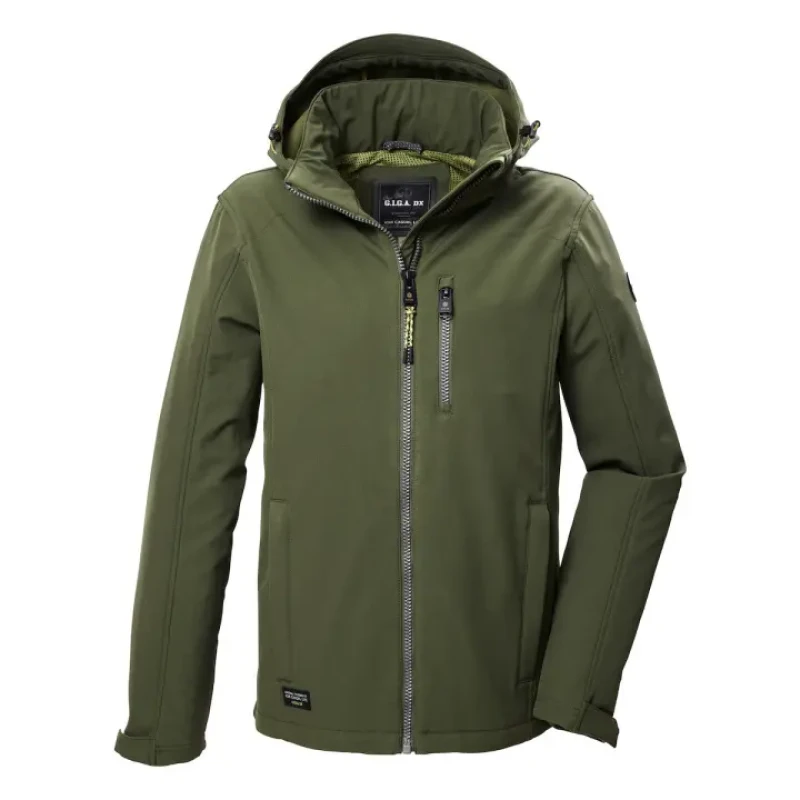 Image of Softshell hooded jacket Killtec GW 29 Vert Male M