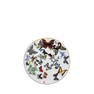 Image of Vista Alegre Butterfly Parade by Christian Lacroix Dessert Plate