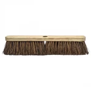 Image of Faithfull FAIBRBAS18 Natural Bassine Platform Broom Head 450mm (18in)