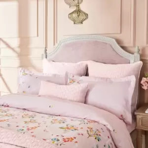 Image of Ted Baker Peppermint Double Duvet Cover, Soft Pink