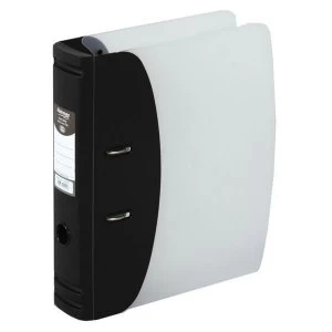 Image of Hermes A4 Heavy Duty Lever Arch File 50mm Capacity Black