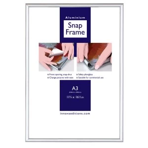 Image of Innova A3 Snap Frame - Silver