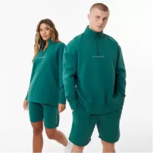 Image of Slazenger ft. Aitch Funnel Neck Quarter Zip - Green