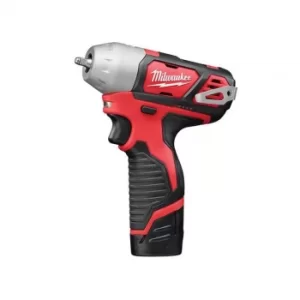 Image of Milwaukee Power Tools M12 BIW14-202C Sub Compact 1/4in Impact Wrench 12V 2 x 2.0Ah Li-ion