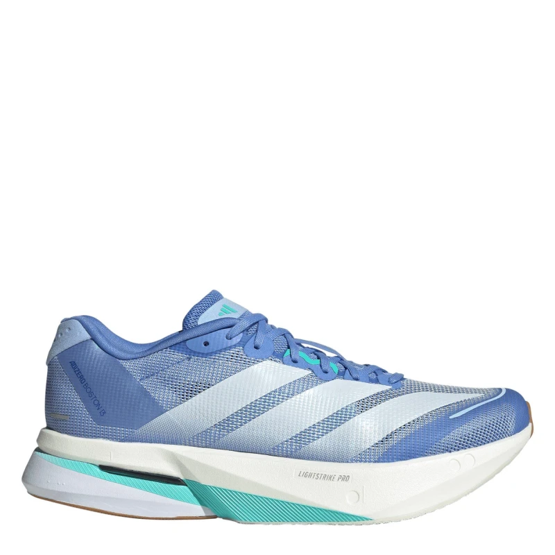 Image of adidas Adizero Boston 13 Road Running Shoes Womens Blue Fusion female 5 (38)