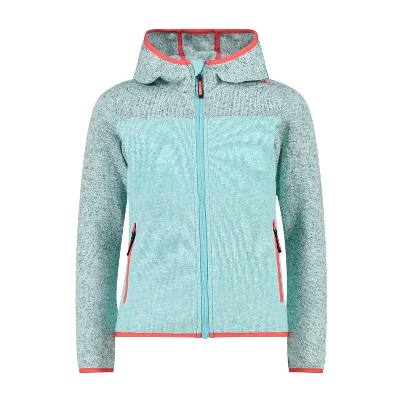 Image of Girl's hooded hiking jacket CMP Bleu Female 12 ans