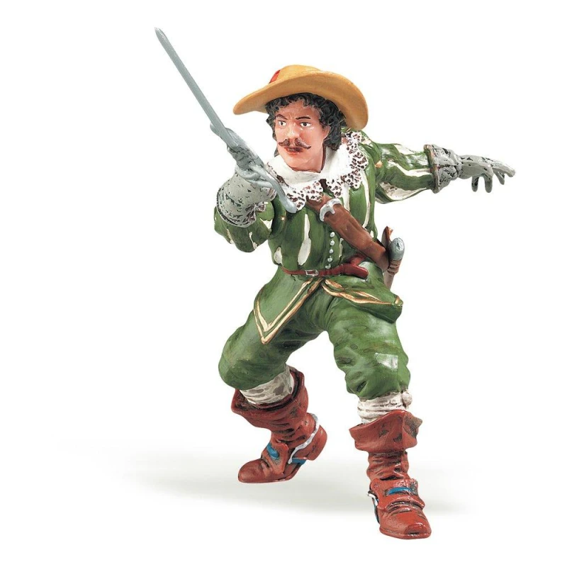 Image of Papo Historical Characters D'Artagnan Toy Figure, 3 Years or Above, Multi-colour (39904) Multi