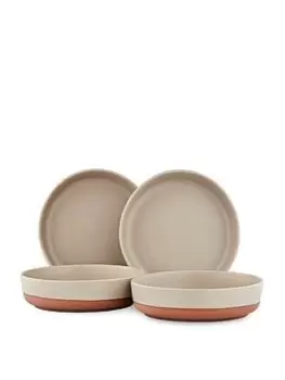 Image of Tower Barbary & Oak Verona Stone 4 Piece Pasta Bowl Set