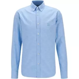 Image of Boss Mabsoot Logo Shirt - Blue